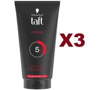 3 PZ Schwarzkopf TAFT POWER STYLING GEL 5 TENUTA FORTE FINO A 48H 150ML
