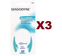 Sensodyne Filo Interdentale Cerato con Fluoro Gusto Menta Fresca 30m