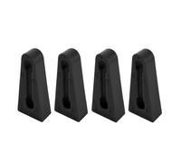 3 pz serratura della portiera auto antirumore ammortizzatore buffer per 2002 - 2008 cigolio silenzioso rumore sordo (nero)