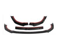 3 Pz/set Anteriore Lip Gloss Nero Splitter Per S6 Per C8 2019-2020 Sport Paraurti Auto Paraurti Spoiler