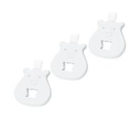 3 Pz/set Bambini Forma Orso Denti Strumento Spugna Pulitore per Efficaci Protezioni Denti