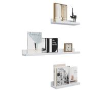 3 pz/set bianco galleggiante appeso mensola a muro MDF immagine rivista foto scaffale per soggiorno cucina camera da letto ufficio