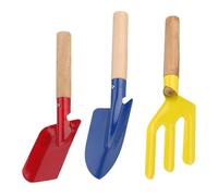 3 Pz Set Di Attrezzi Da Giardino In Legno Cazzuola A Mano Pala Metallo For Scavare Trapianto Diserbo Fiore Piantare Terreno Coltivatore Utensili A Risparmia Energia E Tempo