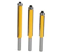 3 Pz set di frese con gambo 8 mm, Testa di taglio professionale in lega, Punta per pialla per il taglio del legno, Con cuscinetto, Utilizzato per la modellazione di linee di