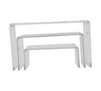 3 pz/set espositori acrilico trasparente per smalto cosmetici organizer gioielli