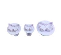 3 pz/set per farfalla stantuffo fondente taglierina Sugarcraft torta decorazione strumenti biscotto stampino accessori pasticceria stantuffo