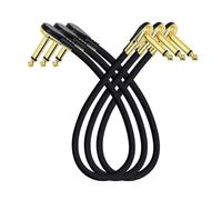 3 Pz/set Povero Rumore Chitarra Patches Cavo Chitarra Destra Patch Cavi Patch Professionali Cavi Per Pedali Chitarra