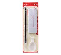 3 Pz/set Riutilizzabile Acqua Magica Scrivere Panno Pennello Gridded Tessuto Stuoia Cinese