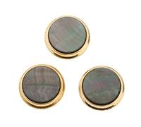 3 pz/set tromba dito pulsanti tromba tappo viti strumento parti stile 4, guscio nero