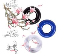 3 pz Silicone da uomo Delay Time Ring Sport Rubber Band kit