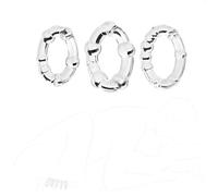 3 Pz. Silicone Round Snap Trainer, Correttore di Eiaculazione Ritardata, Giocattoli da Uomo alla Moda di Lunga Durata (Bianco)