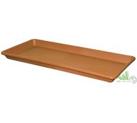 3 PZ SOTTOVASO SOTTOCASSETTE RETTANGOLARE PLASTICA 56 CM PER CASSETTA VASO 60