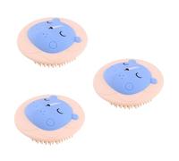 3 Pz Spazzola Da Bagno Silicone Body Scrubber Bambino Vasca Piumino Da Cipria