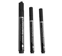 3 Pz Specchio Pennarelli Set Liquido Cromato Pennarelli Penna Arte Permanente Specchio Cromato Marker 0.7/1/3mm