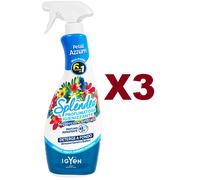 3 PZ SPLENDEO IL PROFUMATORE IGIENIZZANTE PETALI AZZURRI CON ANTIBATTERICO 750ML