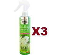 3 PZ SWEET HOME DEO SPRAY AMBIENTE NO GAS NO ALCOOL MUSCHIO BIANCO 250ML