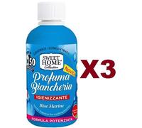 3 PZ SWEET HOME PROFUMA BIANCHERIA IGIENIZZANTE BLUE MARINE 250ML