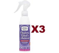 3PZ SWEET HOME PROFUMA TESSUTI E AMBIENTE IGIENIZZANTE GOCCE DI SETA SPRAY 250ML