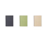 3 PZ Taccuino ad anelli Blocco Note A5 linea natura Copertina Rigida 17SC