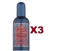 3 PZ TESORI D’ORIENTE PROFUMO FOR MEN LEGNO DI EBANO E GINSENG 100ml