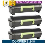3 pz Toner Lexmark 51B2000 in sconto