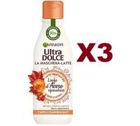 3 PZ ULTRA DOLCE LA MASCHERA LATTE LINFA D'ACERO RIPARATRICE 250ML