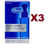 3 PZ VENUS FILLER SIERO RIPARATORE VISO COLLO DECOLLET 30ML ACIDO IALURONICO