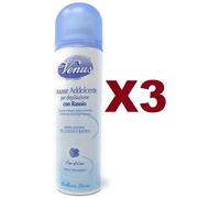 3 PZ VENUS MOUSSE ADDOLCENTE PER DEPILAZIONE CON RASIO FIOR DI LOTO 200ML