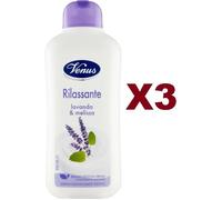 3 PZ VENUS FRIZZANTE BAGNO DOCCIA CREMA MANDARINO & LIME 650ML