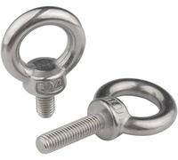 3 PZ, Viti ad occhiello di sollevamento marino in acciaio inossidabile 304 Anello con foro for ca(M10x50mm)