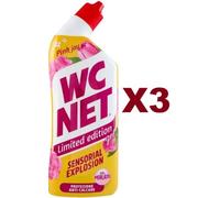 3 PZ WC NET LIMITED EDITION GEL PINK JOY PROTEZIONE ANTICALCARE 700ML