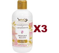3 PZ WEXOR COSMETICI DI LAVANDERIA PROFUMA BUCATO ROSA E PEONIA 250ML