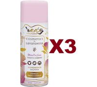 3 PZ WEXOR DEO PARFUM TESSUTI E AMBIENTI ROSE COTTON MANGIA ODORI 400ML