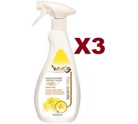 3 PZ WEXOR TOGLI SUDORE E URINA PROFESSIONAL SMACCHIATORE ENZIMATICO SPRAY 400ML
