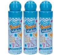 3 PZ x BON BONS MALIZIA TROPICAL BERRY PROFUMO EAU DE TOILETTE DONNA