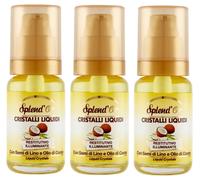3 PZ x SPLEND'OR CRISTALLI LIQUIDI CON SEMI DI LINO E OLIO DI COCCO 50 ML
