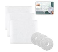 3 Pz Zanzariera Finestra, Zanzariere per Finestre, 130 x 150 cm Zanzariera per Finestre Autoadesive, Rete Zanzariere Adesive per Finestre, con Nastro Adesivo, Tengono Fuori Insetti e Mosche