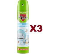 3 PZ ZIG ZAG INSETTICIDA ANTIACARO E CIMICE DEI LETTI 300ML SPRAY
