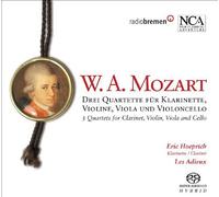 3 Quartets for Clarinet Violin Viola & Cello by Mozart (2010-02-23)
