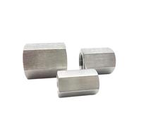 3 raccordi filettati femmina in acciaio inox da 1/8 "1/4" 3/8" 1/2" 3/4" 1" femmina accoppiamento adattatore boccola esagonale (M20)