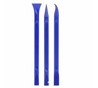 3 raschietti in plastica in fibra di carbonio, strumento per la pulizia delle fessure, multiuso, antigraffio, strumento di pulizia per spazi ristretti, cucina, fessure, cibo, vernice (blu)