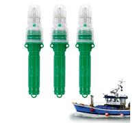 3 razzi per barche, 2025, approvati dalla guardia costiera elettronica, impermeabili, kit di sicurezza marina, segnali di emergenza per reti da pesca e boe (verde)