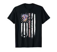 3 ° reggimento di Fanteria statunitense veterano Bandiera USA Veterans Day Natale Maglietta