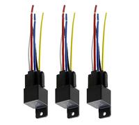 3 relè multiuso JD2912 5 pin DC 48 V 40 A relè automobilistico resistente relè standard per motore auto, accessori di ricambio universali con cablaggio