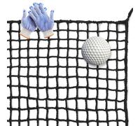 3 reti da golf da 3 m, in polietilene, per più sport, protezione da barriera regolabile, per baseball, hockey, calcio, rete sportiva, 1 paio di guanti.