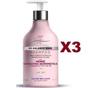 3 RETINOL COMPLEX SHAMPOO CON HENNè CHERATINA BIOMIMETICA CAPELLI COLORATI 500ML