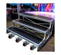 3 Rialzi del coro di livello, Posti a sedere pubblici antiscivolo Piattaforma Riser scala commerciale, Scuola Chiesa Teatro Concerti Sala Performance Stage Scala