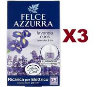3 RICARICHE FELCE AZZURRA RICARICA LAVANDA E IRIS per Diffusore Elettrico casa