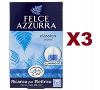 3 RICARICHE FELCE AZZURRA RICARICA TALCO CLASSICO per Diffusore Elettrico casa