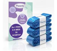 3 Ricariche Mangiapannolini Compatibili con Tommee Tippee e Maialino - Buste da 6m Profumate alla Lavanda, Sacchetti Multistrato Antiodore ad Alta Resistenza